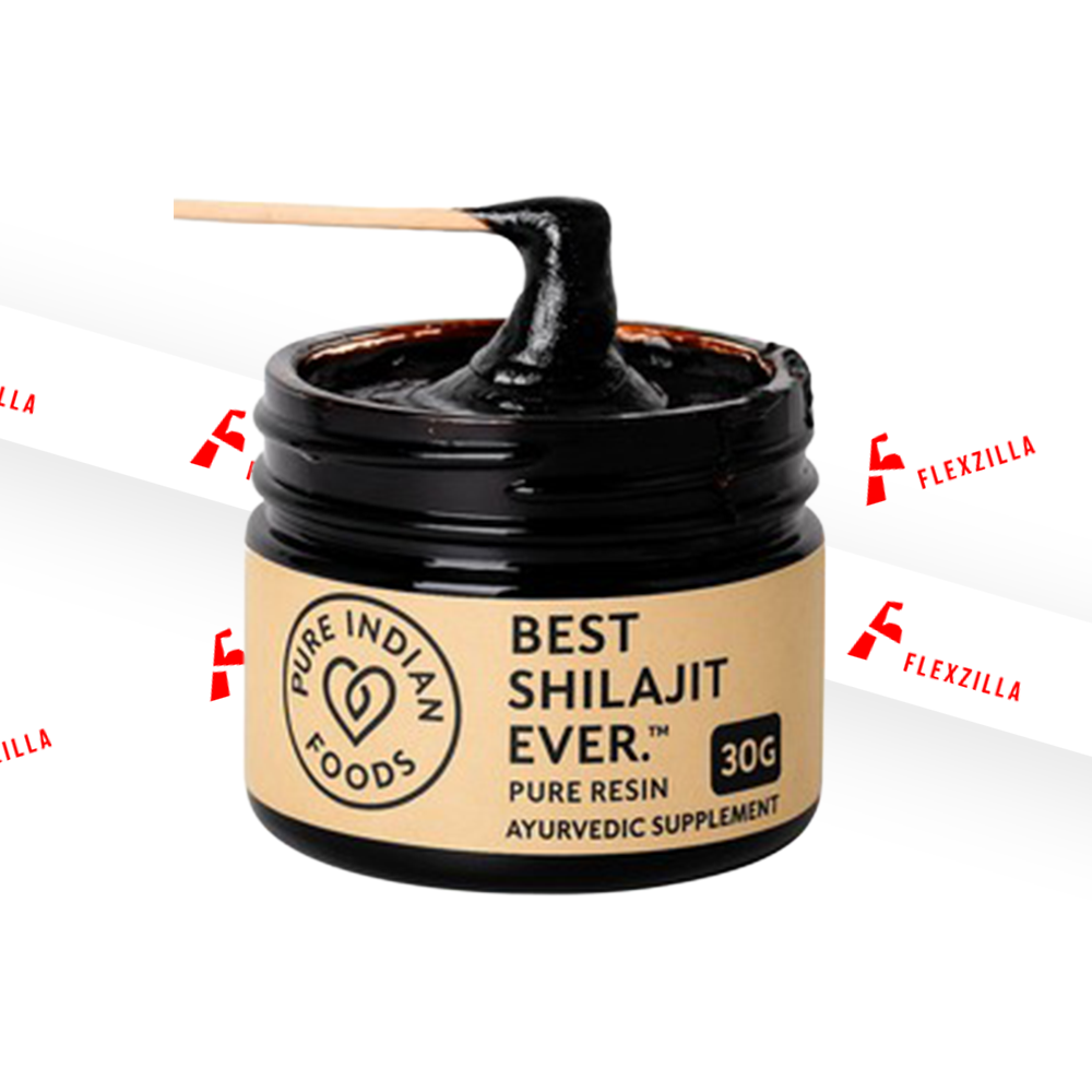 PURE INDIAN FOODS BEST SHILAJIT EVER 30G PURE RESIN AYURVEDIC SUPPLEMENT