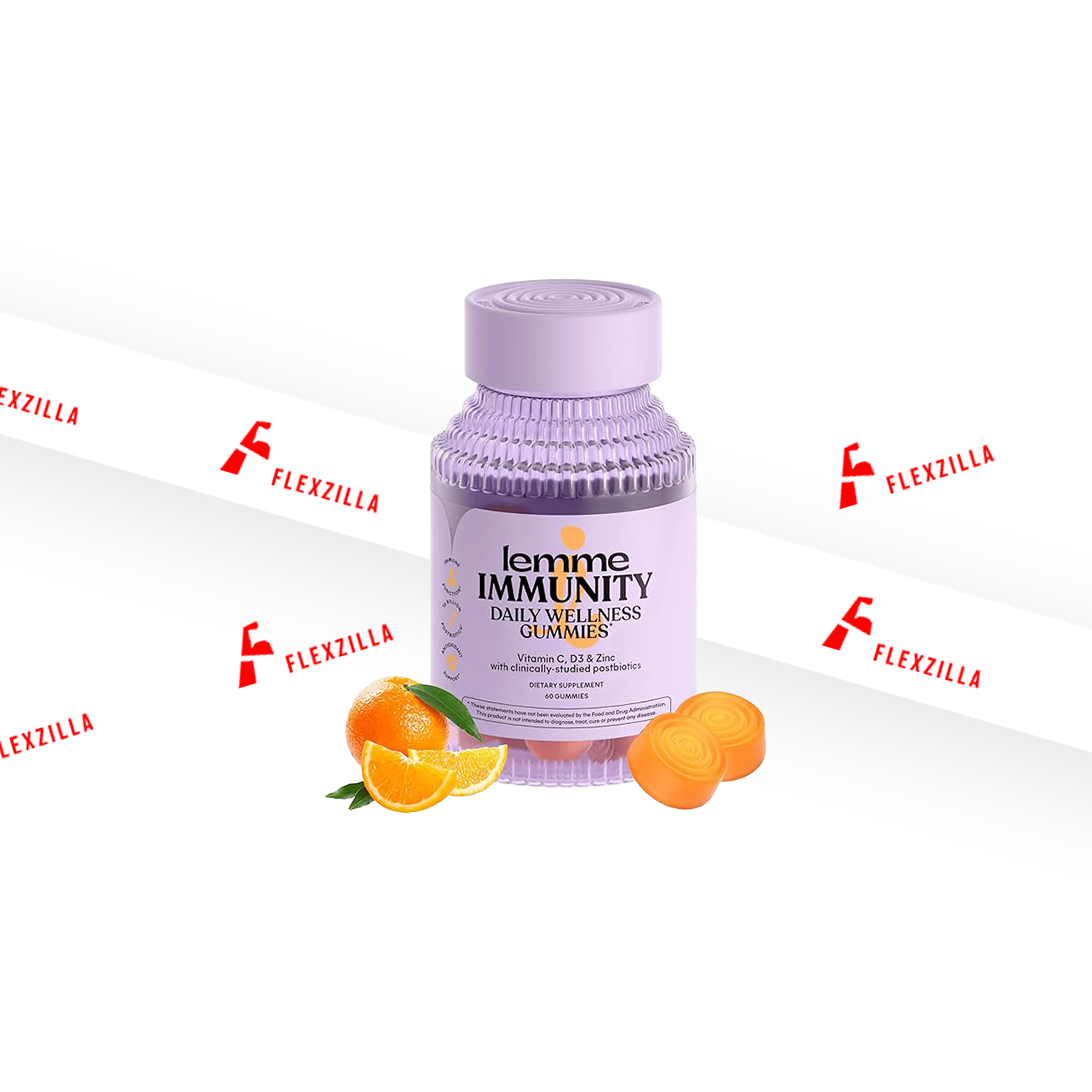 LEMME IMMUNITY DAILY WELLNESS GUMMIES SWEET ORANGE FLAVOR 60 GUMMIES