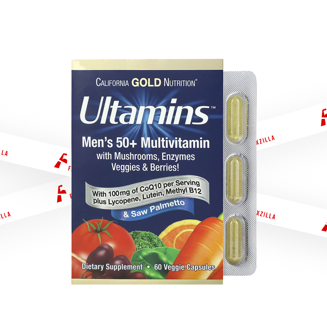 ULTAMINS MEN'S 50+MULTIVITAMIN 60 CAPSULES