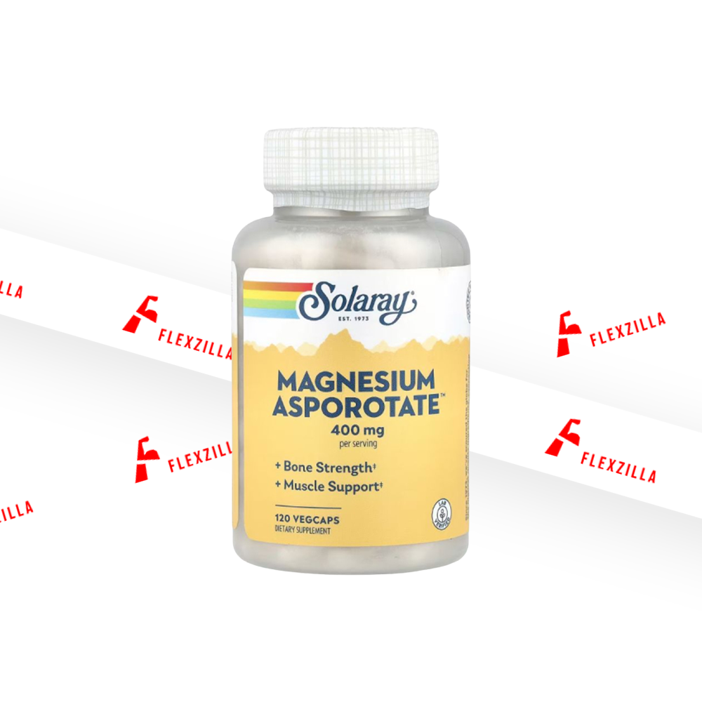 SOLARAY MAGNESIUM ASPOROTATE 400 MG 120 VEG CAPSULES