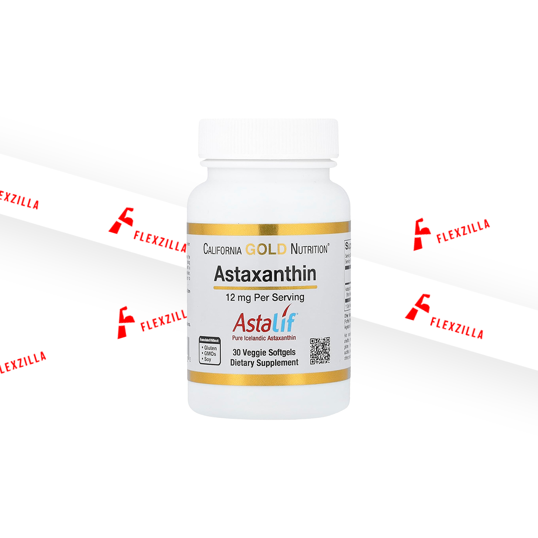 CALIFORNIA GOLD NUTRITION ASTAXANTHIN 12MG 30 SOFTGELS