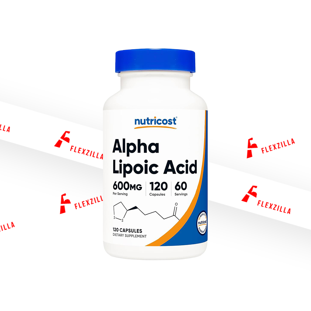 NUTRICOST ALPHA LIPOIC ACID 600 MG 120 CAPSULES 60 SERVINGS
